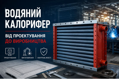 Водяні калорифери КСК (ПНВ) від Спецпроменерго-1: надійне тепло для вашого бізнесу